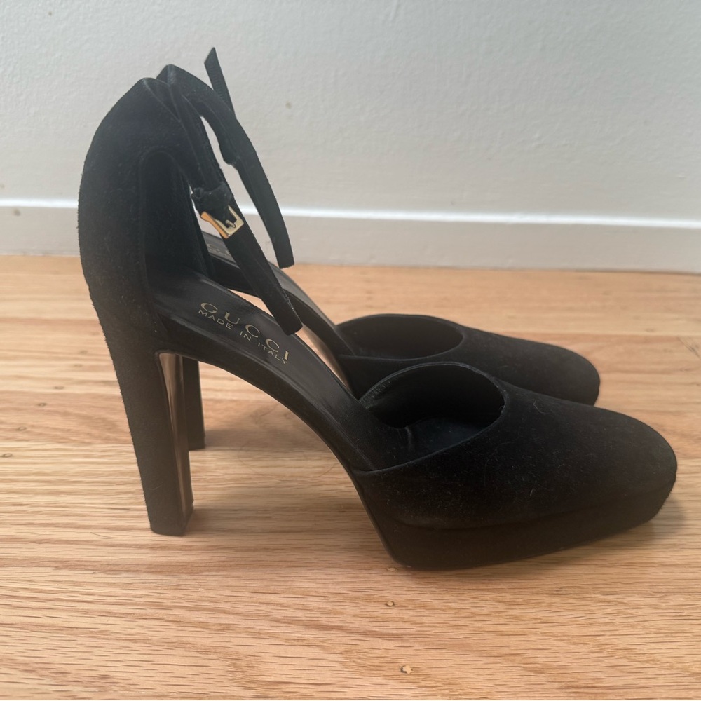 Gucci Women's Black Platform Heels